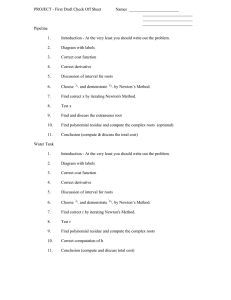 PROJECT - First Draft Check Off Sheet Names  ________________________  ________________________