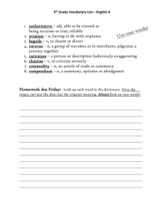 1.  authoritative – adj, able to be trusted as