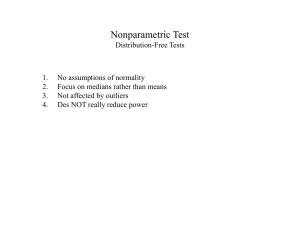 Nonparametric Test