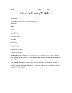 Chapter 4 Reading Worksheet