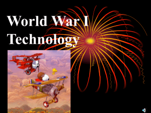 World War I Technology
