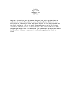 Activity Topic #3045 Fistulated Cows Rob West
