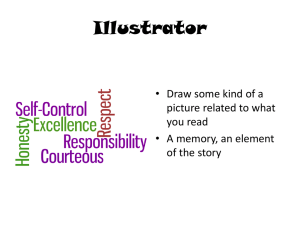 Illustrator • Draw some kind of a picture related to what you read