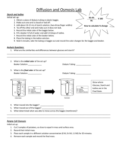 Diffusion and Osmosis Lab Worksheet