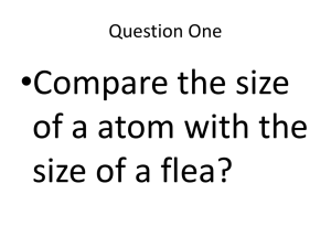 Chemistry Questions: Atoms, Periodic Table, and More