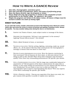 How to Write a Dance Review: Essay Outline & Guide