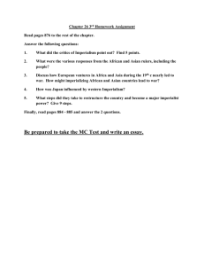Chapter 26 3 Homework Assignment Answer the following questions: