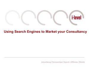 Using Search Engines to Market your Consultancy