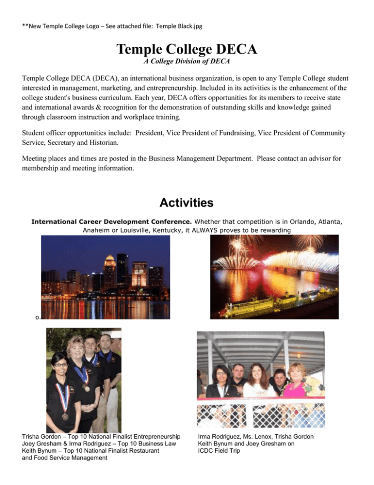 Temple College DECA