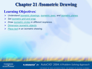 Isometric Drawing Tutorial: Projections, Axes, and Dimensioning