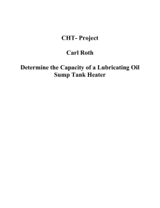 CHT- Project Carl Roth Determine the Capacity of a Lubricating Oil