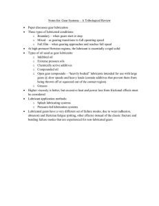 Notes for: Gear Systems – A Tribological Review 