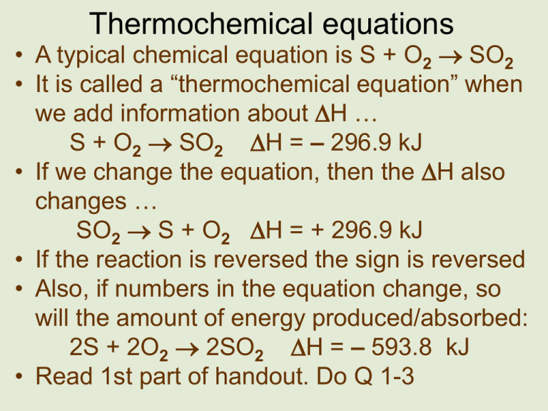 thermochemical-equations