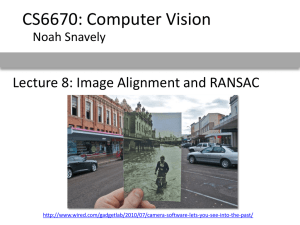 Image Alignment & RANSAC: Computer Vision Lecture