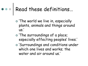 Read these definitions…