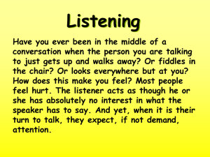 Listening