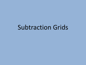 Subtraction Grids