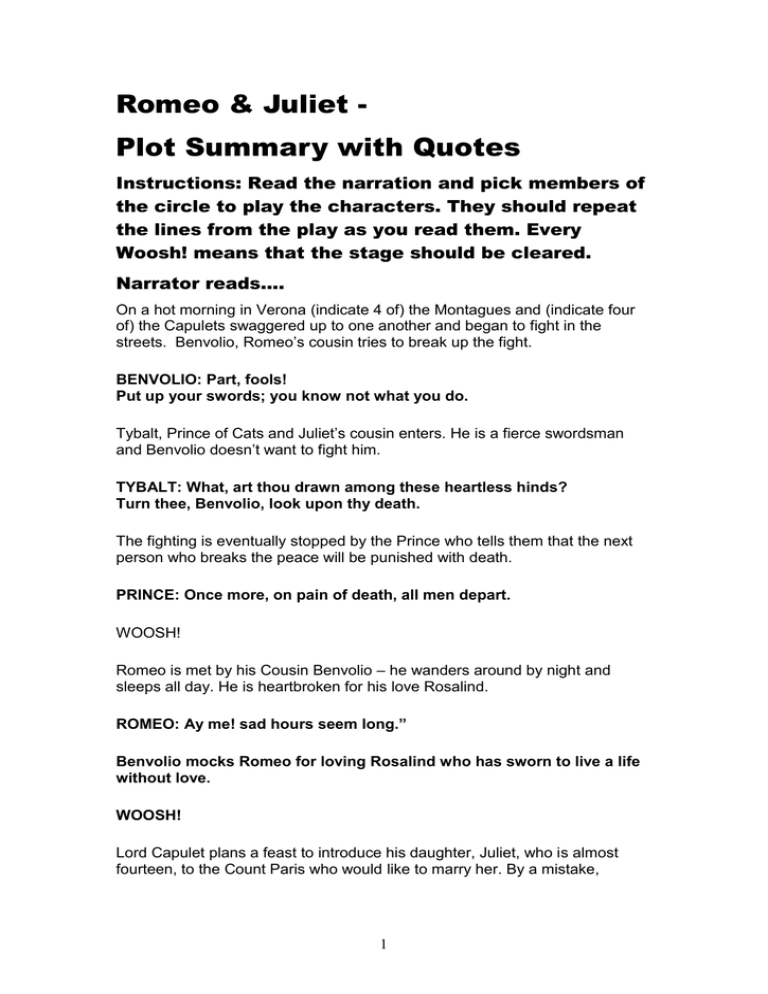 Paris Quotes Romeo And Juliet Romeo &Amp; Juliet - Plot Summary With Quotes