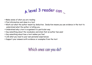Make sense of what you are reading 