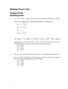 Chapter 07.02 Trapezoidal Rule Of Integration