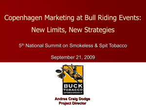 Copenhagen Marketing at Bull Riding Events: New Limits, New Strategies 5