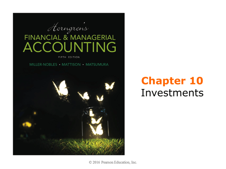 Chapter 10 Investments