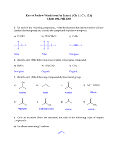 Key to Review Worksheet for Exam 1 (Ch. 11-Ch. 12.4)