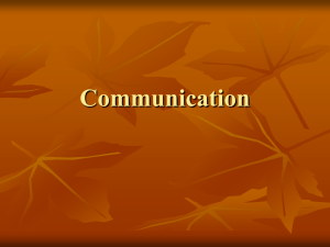 Communication