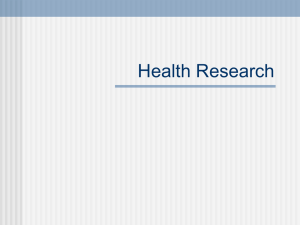 Health Research