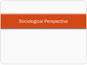 Sociological Perspective