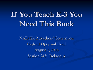 If  You Teach K-3 You Need This Book Gaylord Opryland Hotel