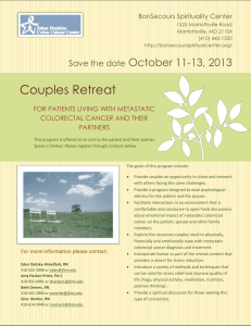 Couples Retreat  October 11-13, 2013 Save the date