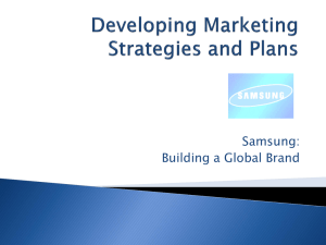 Samsung: Building a Global Brand