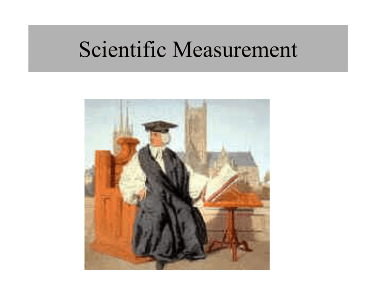 Scientific Measurement