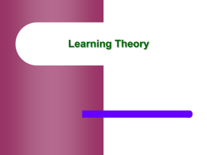 Learning Theory
