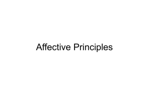 Affective Principles