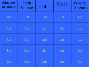 Cells Space Earth General