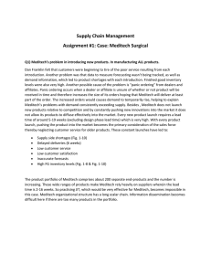Meditech Surgical: Supply Chain Management Case Study
