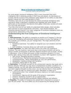 What is Emotional Intelligence (EQ)?