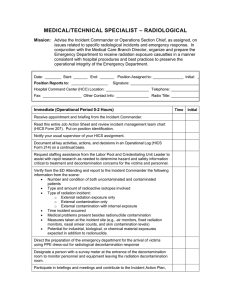 – RADIOLOGICAL MEDICAL/TECHNICAL SPECIALIST