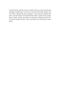 I am Zih-Ying Wu, a girl like service for customer.... and happy to confront guest. I can’t not say I’m...