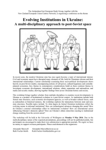 The Antipodean East European Study Group, together with the