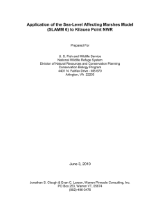 Application of the Sea-Level Affecting Marshes Model