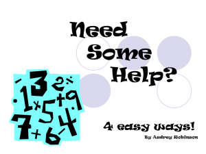 Need Some Help? 4 easy ways!