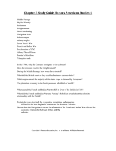 Chapter 3 Study Guide Honors American Studies 1