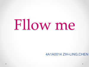 Fllow me 4A1A0014 ZIH-LING,CHEN