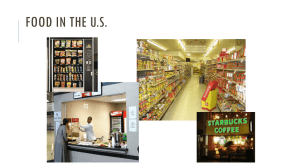 FOOD IN THE U.S.