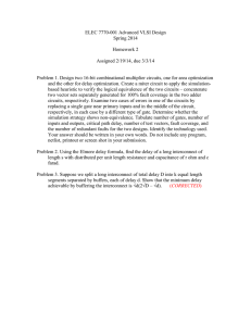 ELEC 7770-001 Advanced VLSI Design Spring 2014  Homework 2
