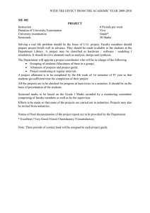 ME 482 Project Guidelines: UG Engineering Projects
