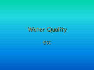 Water Quality ESI